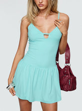 Win Me Over Playsuit Blue